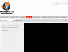 Tablet Screenshot of christopherfoxphotography.com